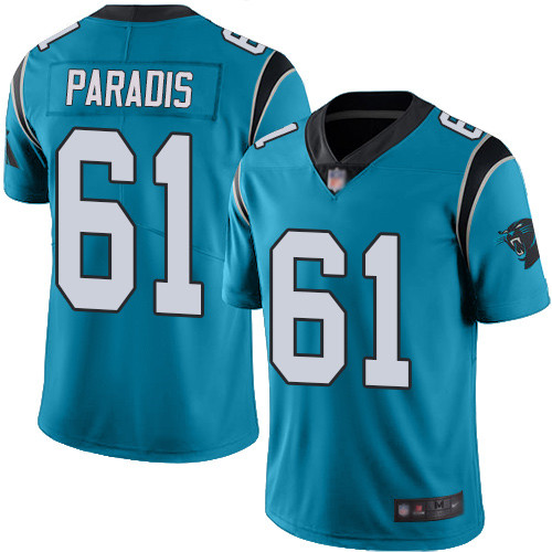 Carolina Panthers Limited Blue Youth Matt Paradis Jersey NFL Football 61 Rush Vapor Untouchable